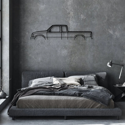 Ranger 2003 Classic Silhouette Metal Wall Art - Automotive Garage Decor