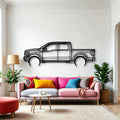 Raptor 2022 Classic Silhouette Metal Wall Art - Automotive Garage Decor