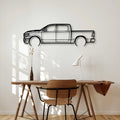 Rebel Classic Silhouette Metal Wall Art - Automotive Garage Decor