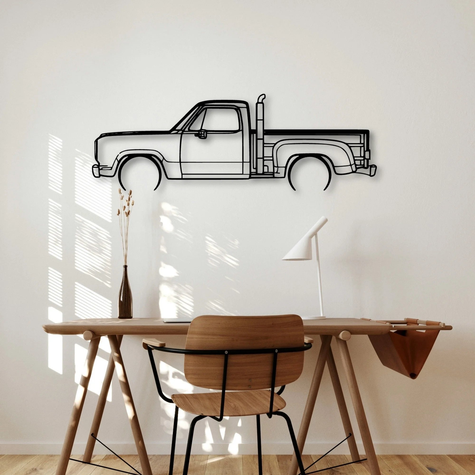 Red Express 1979 Classic Silhouette Metal Wall Art - Automotive Garage Decor