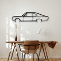 Rekord C 1970 Classic Silhouette Metal Wall Art - Automotive Garage Decor