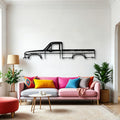 Repu 1974 Classic Silhouette Metal Wall Art - Automotive Garage Decor