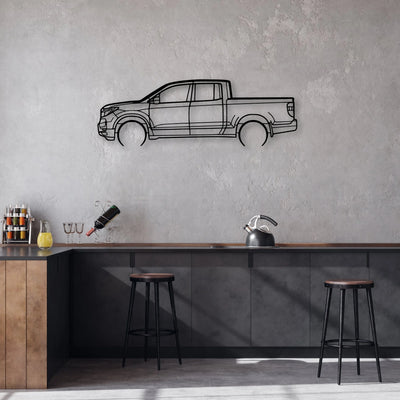 Ridgeline 2022 Classic Silhouette Metal Wall Art - Automotive Garage Decor