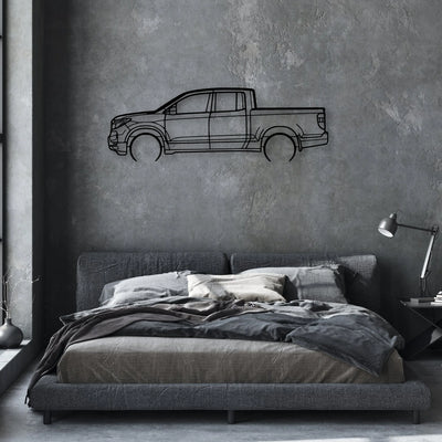 Ridgeline 2022 Classic Silhouette Metal Wall Art - Automotive Garage Decor