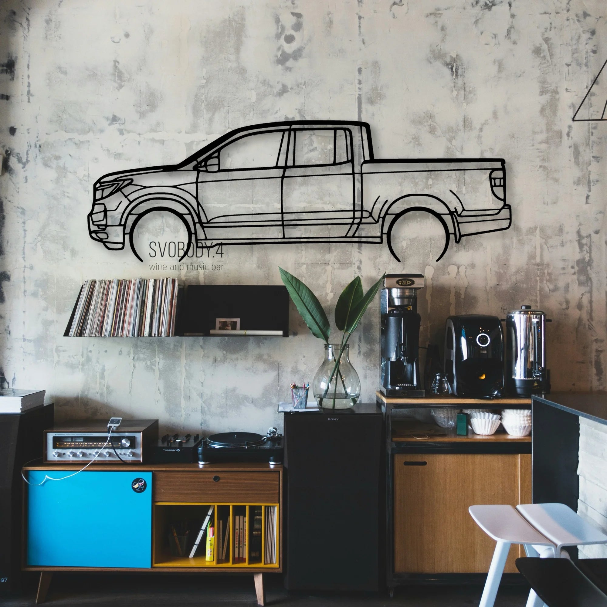 Ridgeline 2022 Classic Silhouette Metal Wall Art - Automotive Garage Decor