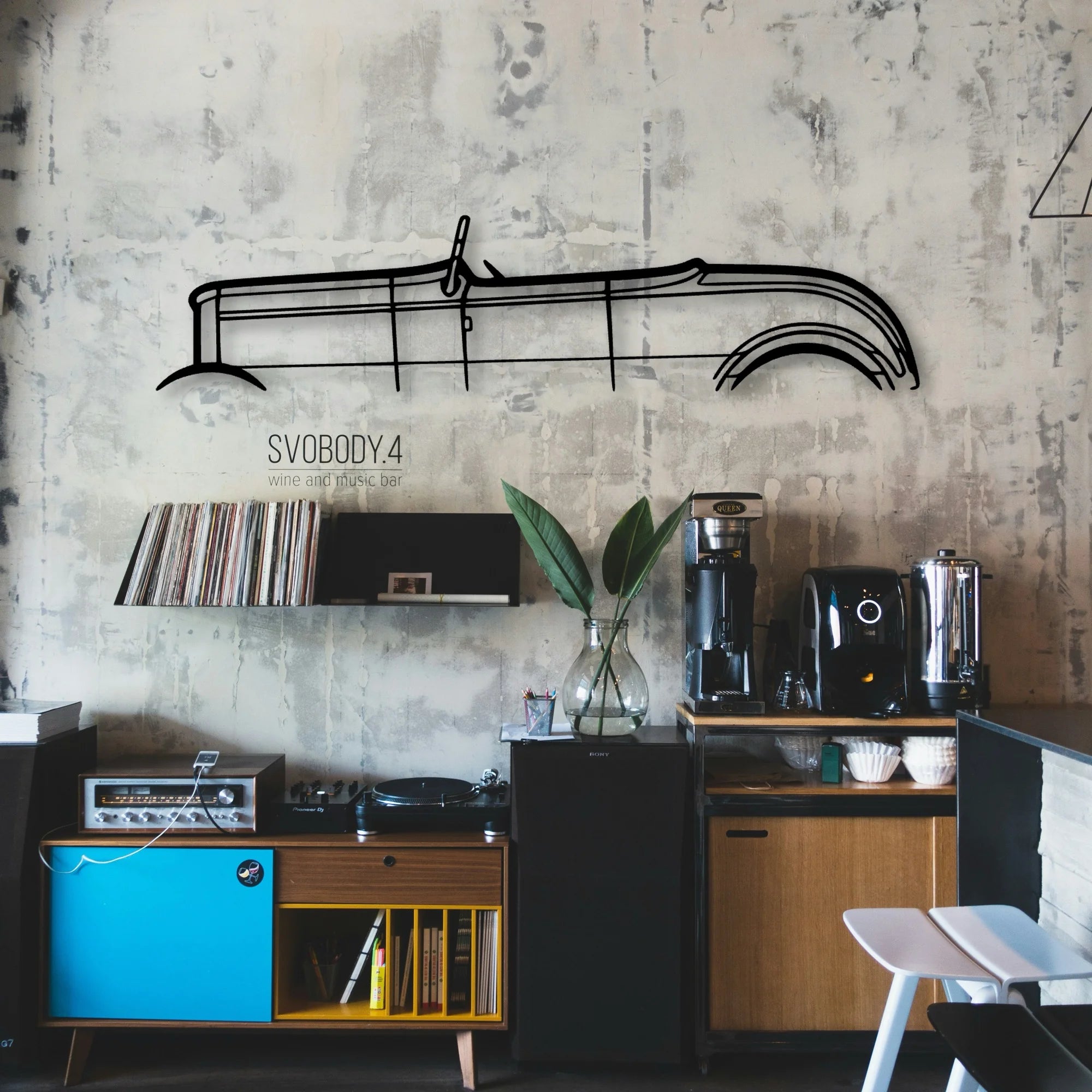 Roadster 1932 2 Classic Silhouette Metal Wall Art - Automotive Garage Decor