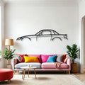 S2000 Hardtop 2003 Classic Silhouette Metal Wall Art - Automotive Garage Decor