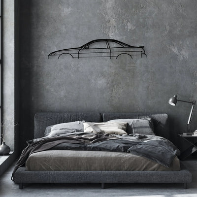 SC300 1999 Classic Silhouette Metal Wall Art - Automotive Garage Decor