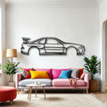 SKYLINE Classic Silhouette Metal Wall Art - Automotive Garage Decor