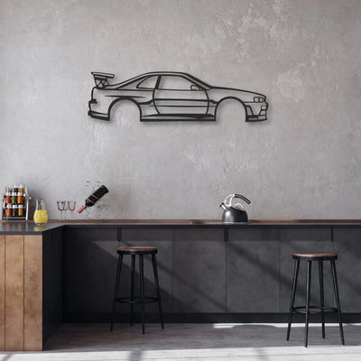 SKYLINE Classic Silhouette Metal Wall Art - Automotive Garage Decor