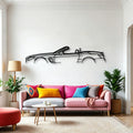 SL450 2020 Classic Silhouette Metal Wall Art - Automotive Garage Decor