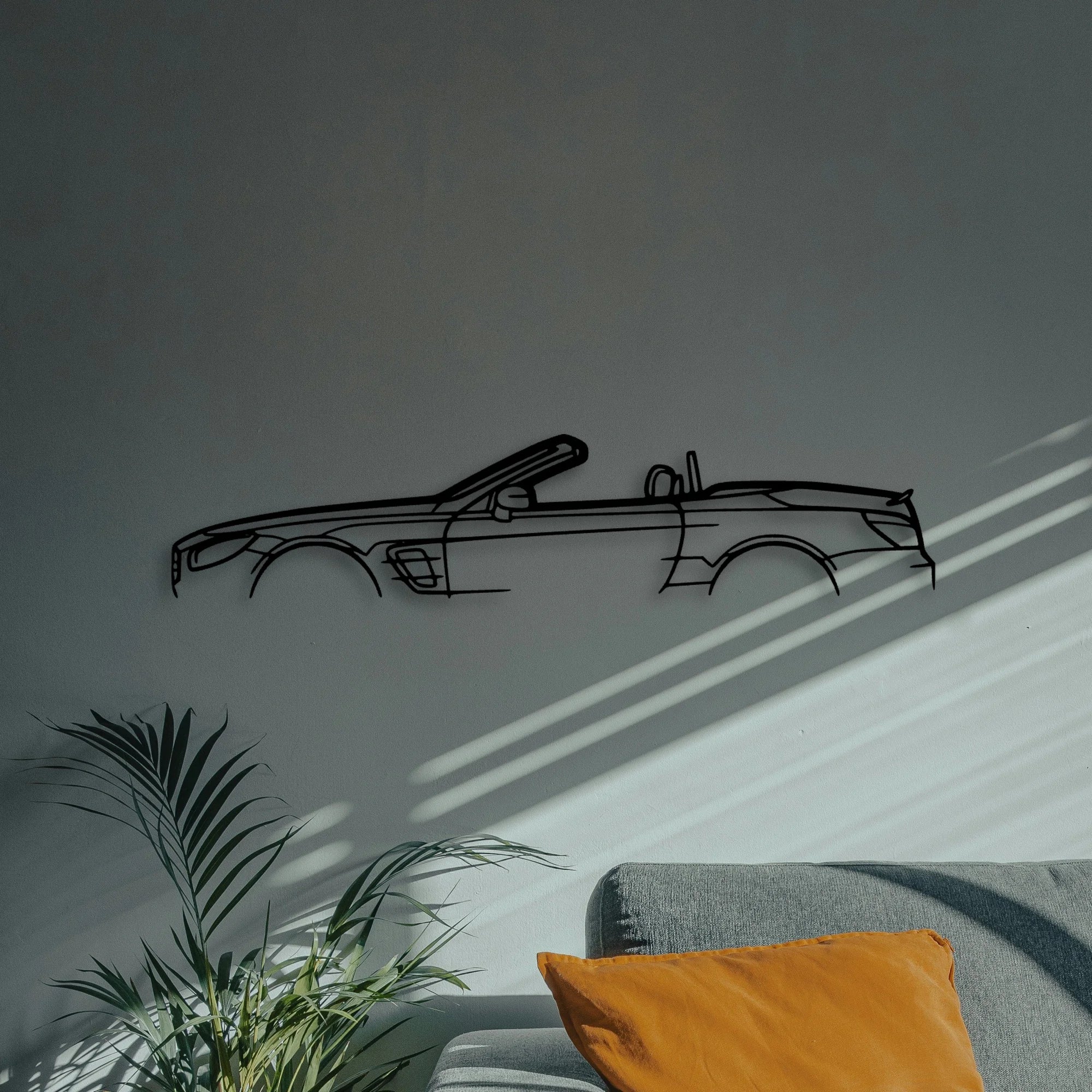 SL450 2020 Classic Silhouette Metal Wall Art - Automotive Garage Decor