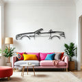 SLK 350 2013 Classic Silhouette Metal Wall Art - Automotive Garage Decor