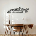SR10 Classic Silhouette Metal Wall Art - Automotive Garage Decor
