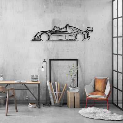 SR10 Classic Silhouette Metal Wall Art - Automotive Garage Decor