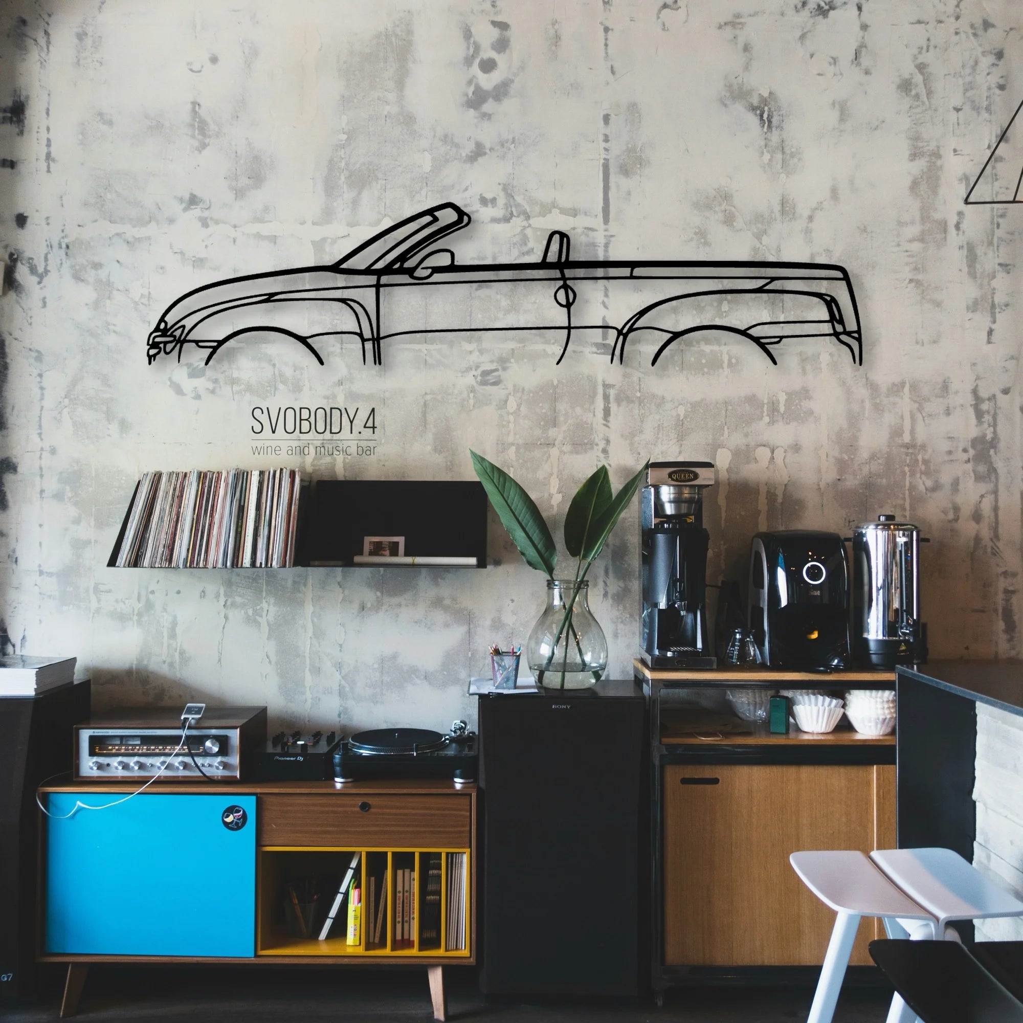 SSR 2003 Classic Silhouette Metal Wall Art - Automotive Garage Decor