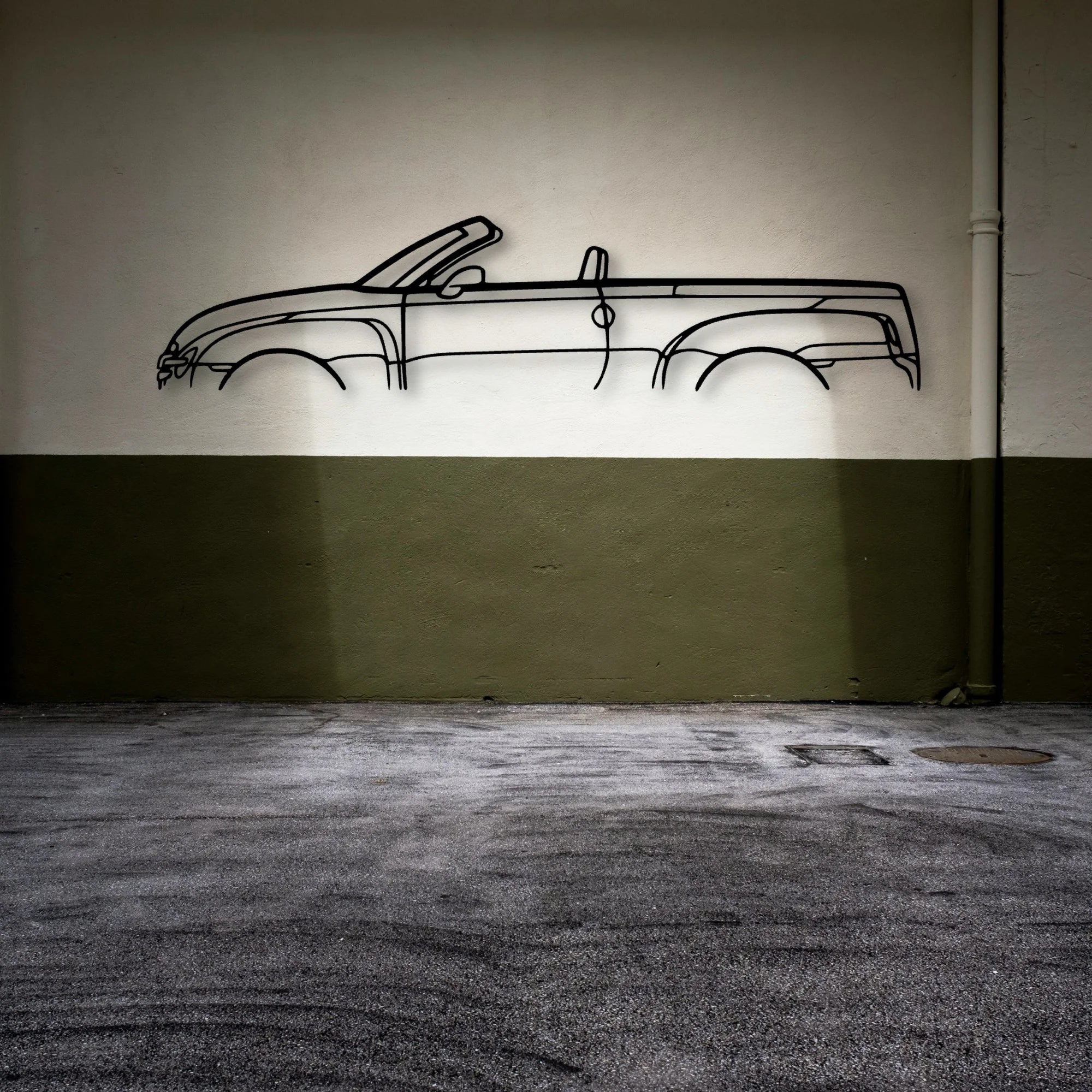 SSR 2003 Classic Silhouette Metal Wall Art - Automotive Garage Decor