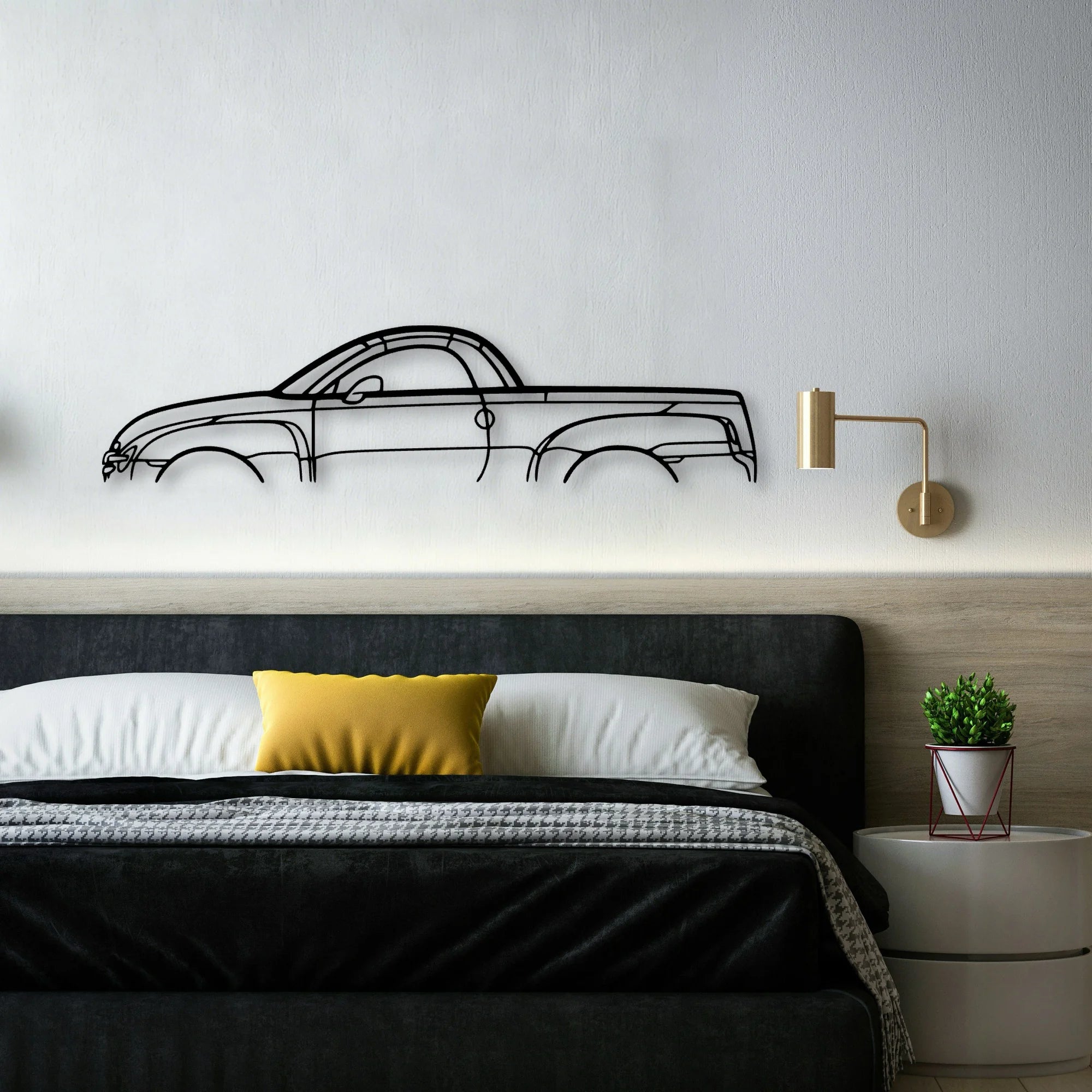 SSR 2006 Classic Silhouette Metal Wall Art - Automotive Garage Decor