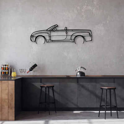 SSR 2 Classic Silhouette Metal Wall Art - Automotive Garage Decor