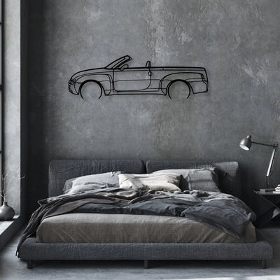 SSR 2 Classic Silhouette Metal Wall Art - Automotive Garage Decor