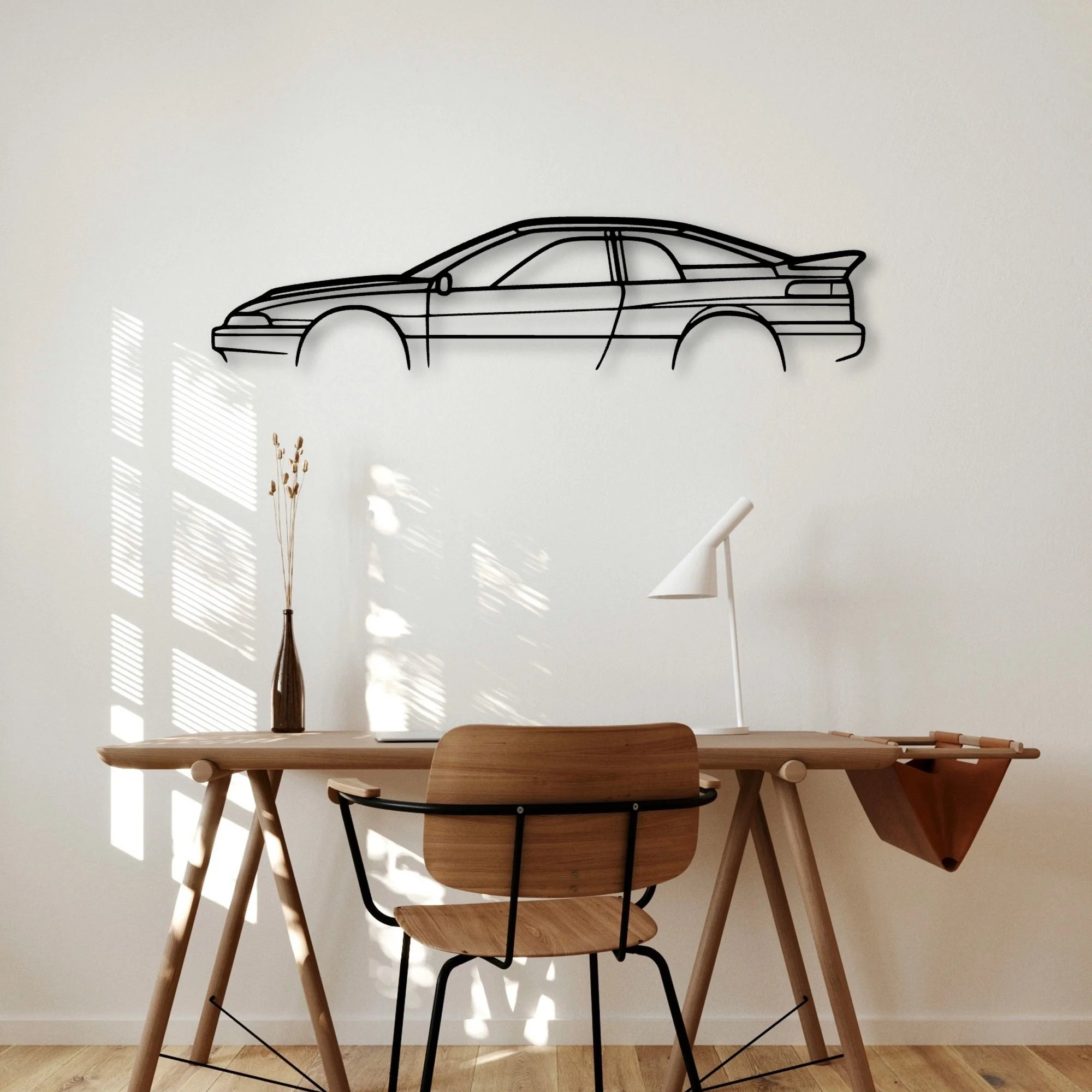 SVX Classic Silhouette Metal Wall Art - Automotive Garage Decor