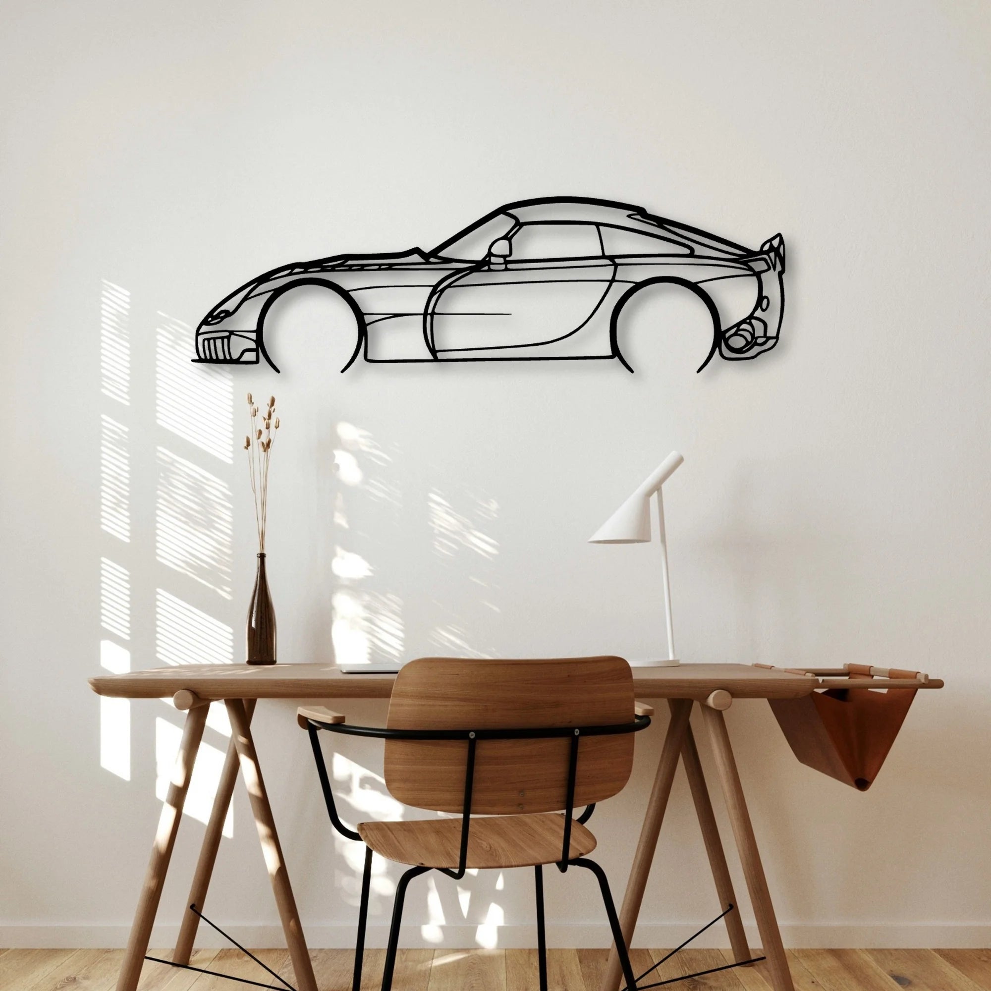 Sagaris 2005 Classic Silhouette Metal Wall Art - Automotive Garage Decor