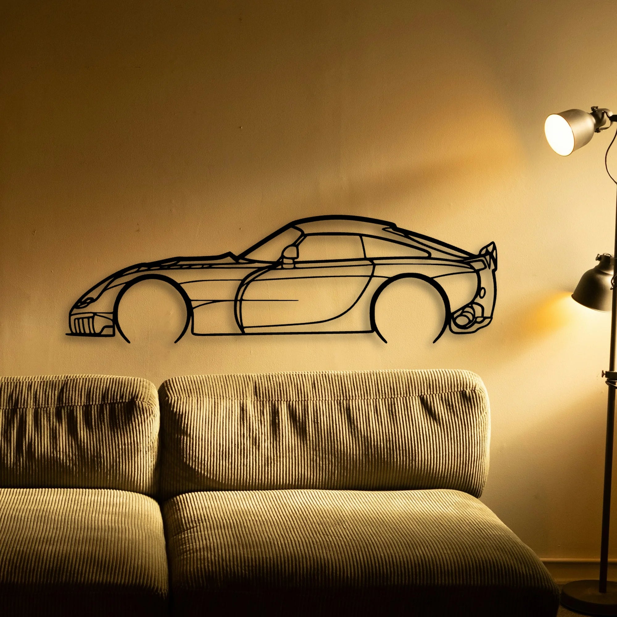 Sagaris 2005 Classic Silhouette Metal Wall Art - Automotive Garage Decor
