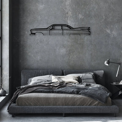 Series 62 1959 Classic Silhouette Metal Wall Art - Automotive Garage Decor