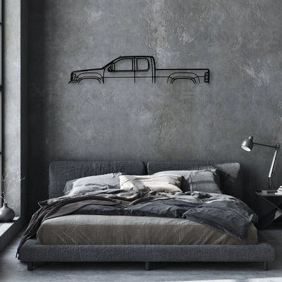 Sierra 2011 Classic Silhouette Metal Wall Art - Automotive Garage Decor