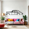 Silver Cloud 2 Classic Silhouette Metal Wall Art - Automotive Garage Decor