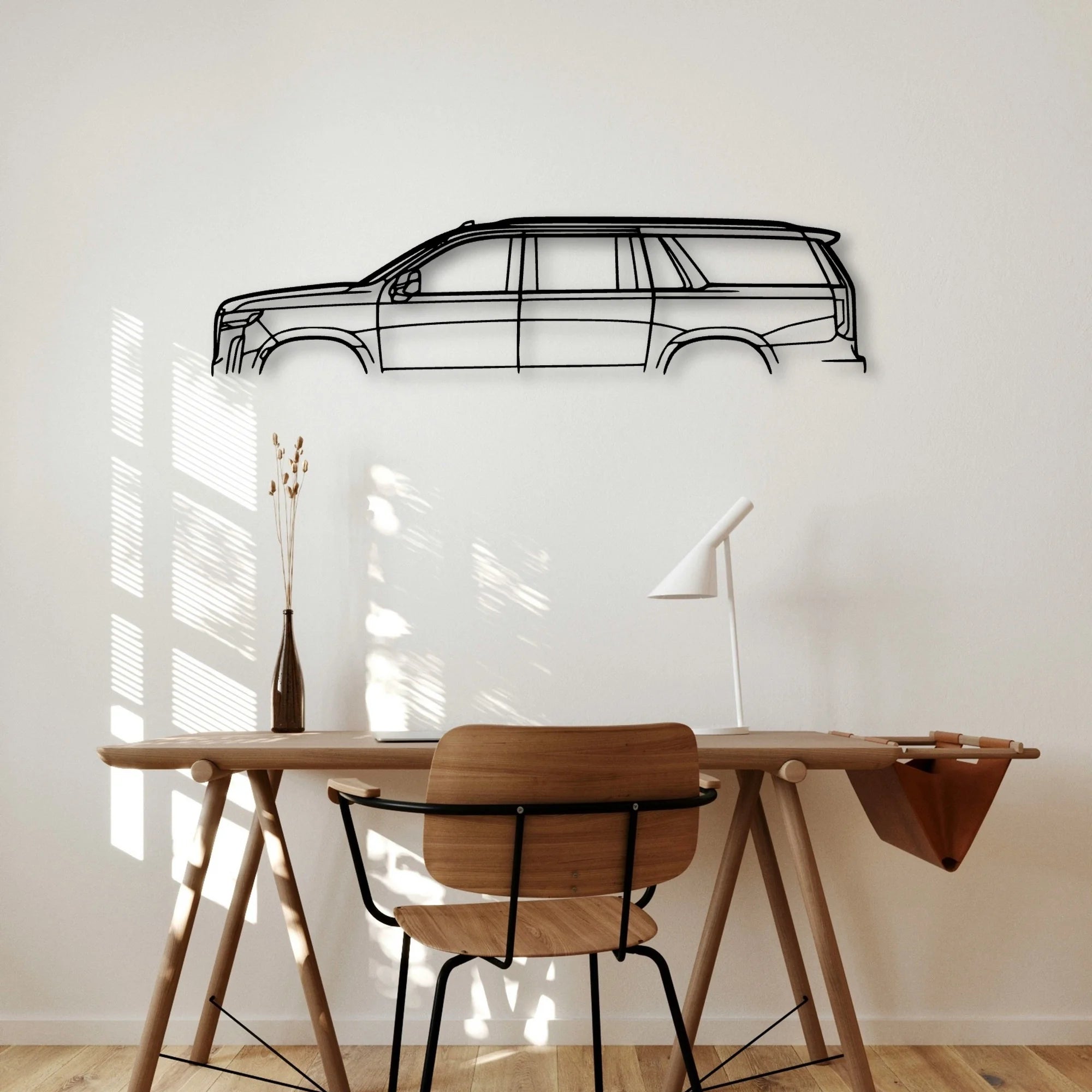 Slade Long 2022 Classic Silhouette Metal Wall Art - Automotive Garage Decor