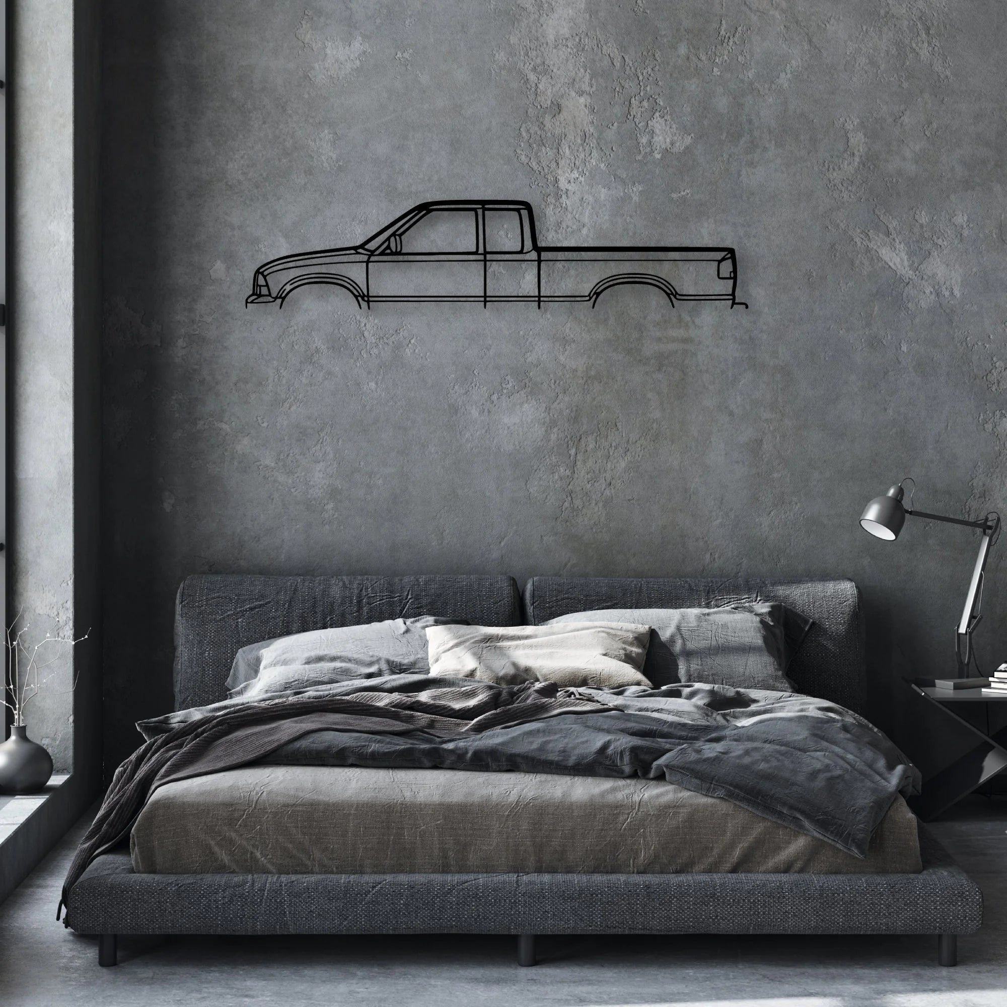 Sono 1989 Classic Silhouette Metal Wall Art - Automotive Garage Decor