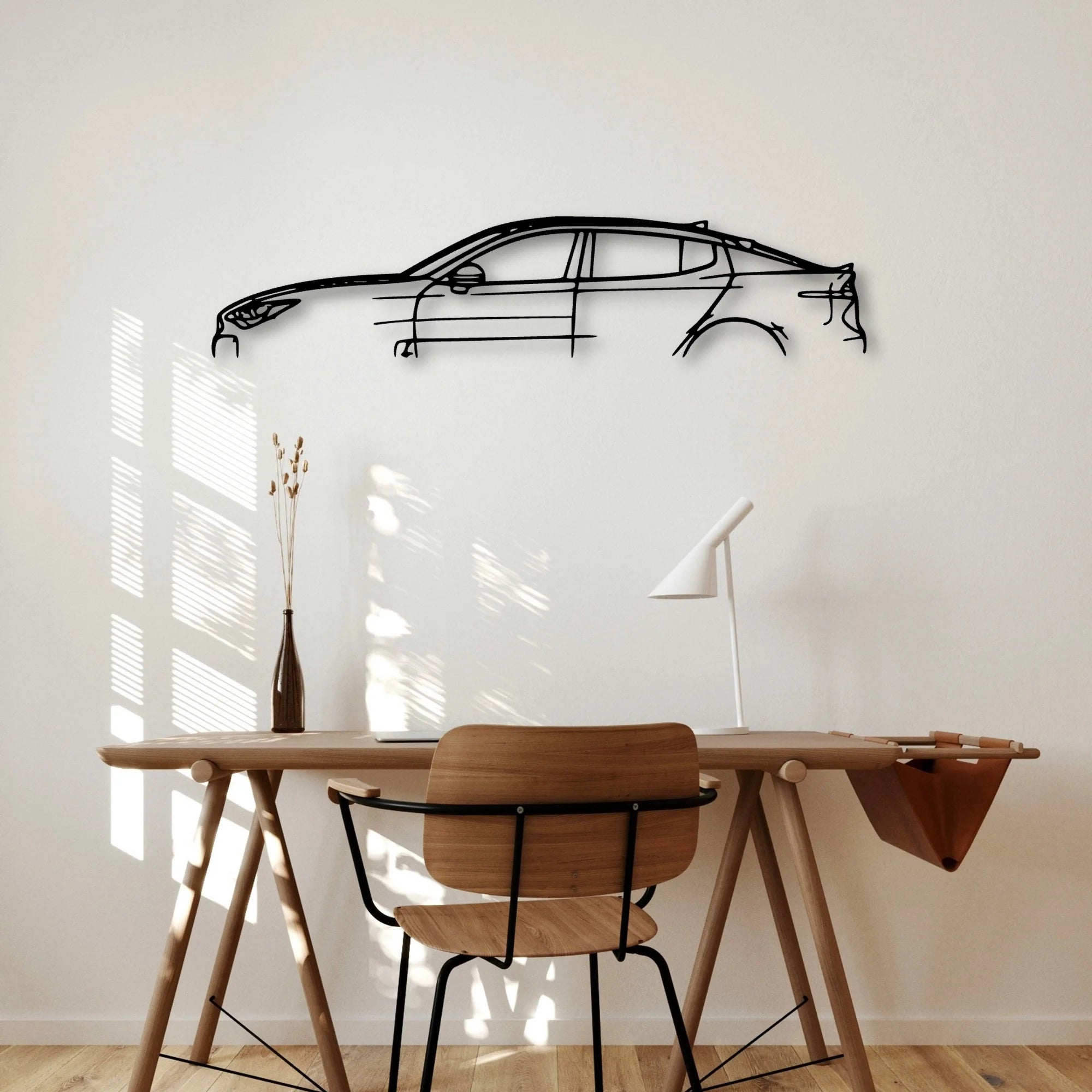 Stinger GT2 2019 Classic Silhouette Metal Wall Art - Automotive Garage Decor