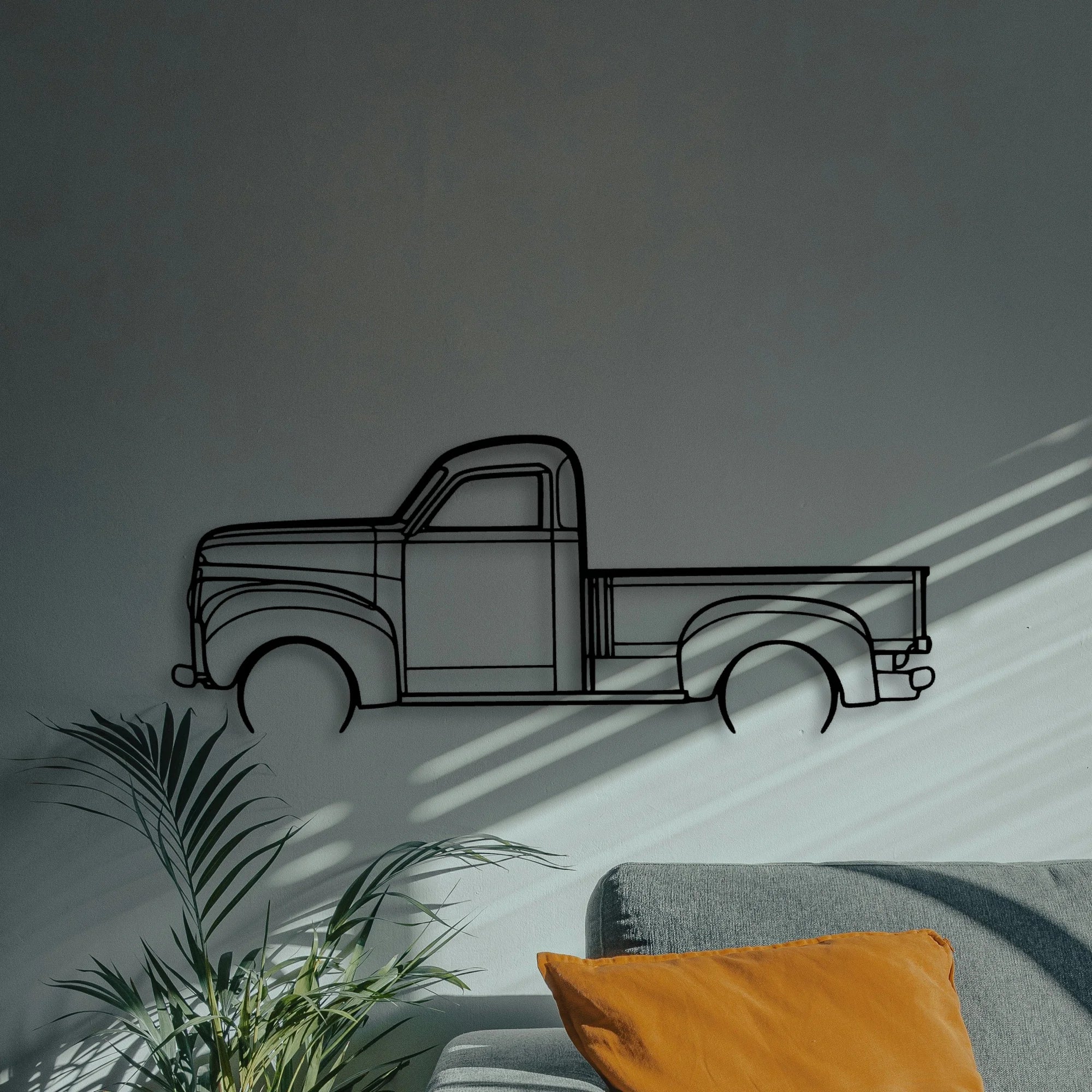 Studebaker M5 Classic Silhouette Metal Wall Art - Automotive Garage Decor