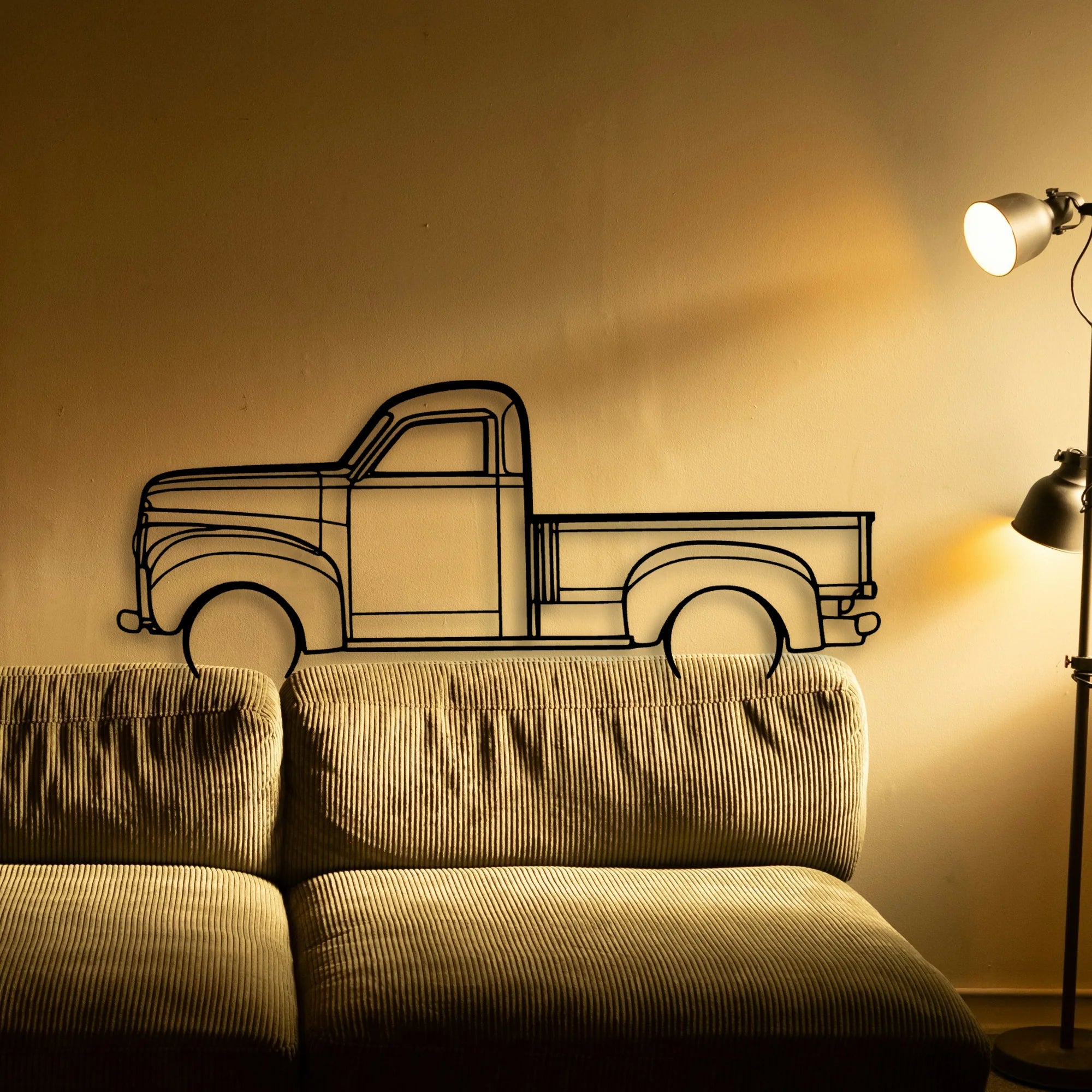 Studebaker M5 Classic Silhouette Metal Wall Art - Automotive Garage Decor