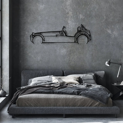 Super 7 Classic Silhouette Metal Wall Art - Automotive Garage Decor