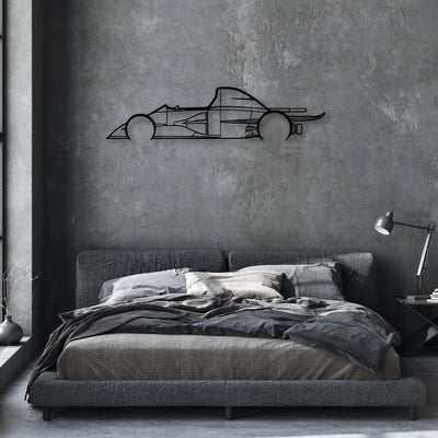 Swift DB1 1985 Classic Silhouette Metal Wall Art - Automotive Garage Decor