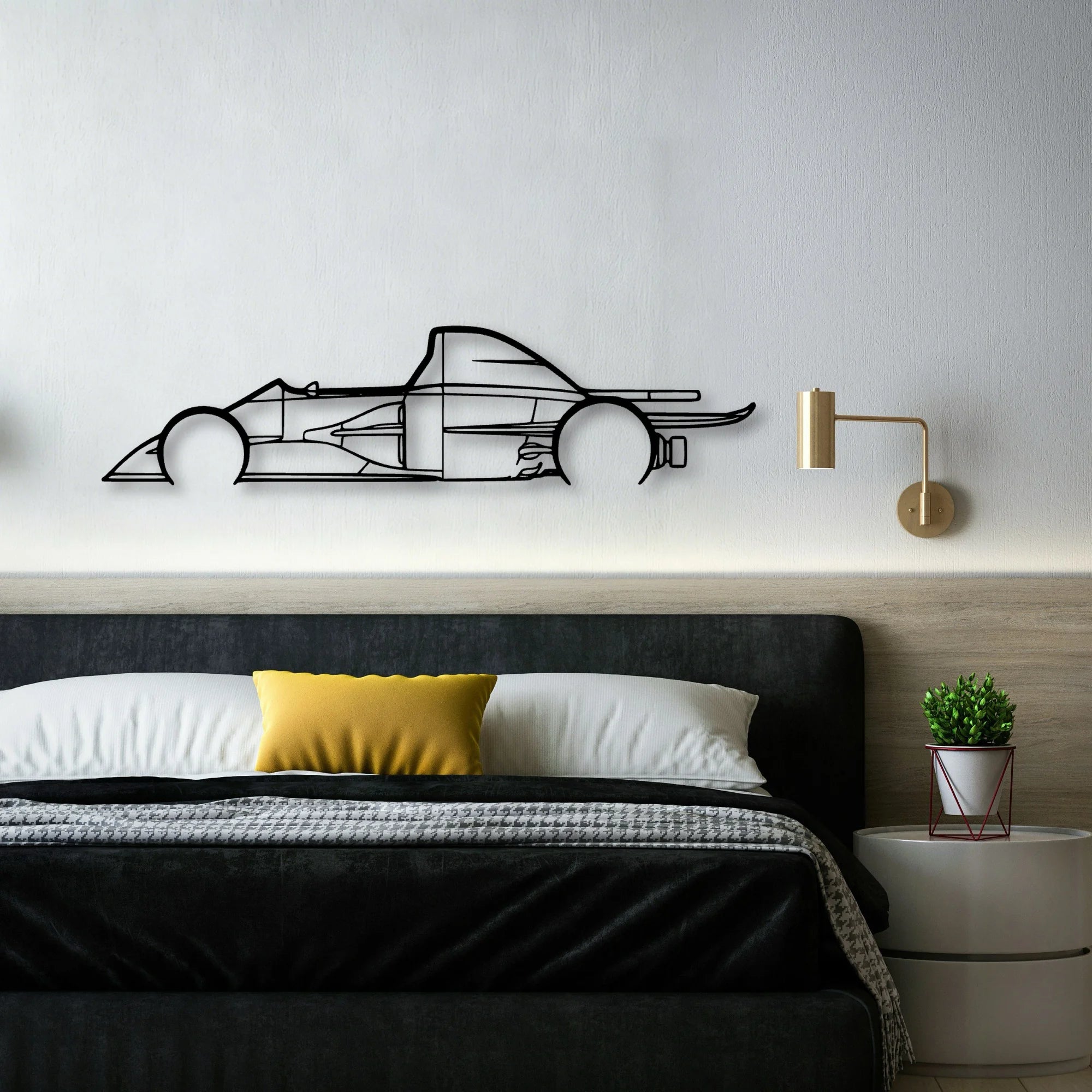 Swift DB1 1985 Classic Silhouette Metal Wall Art - Automotive Garage Decor