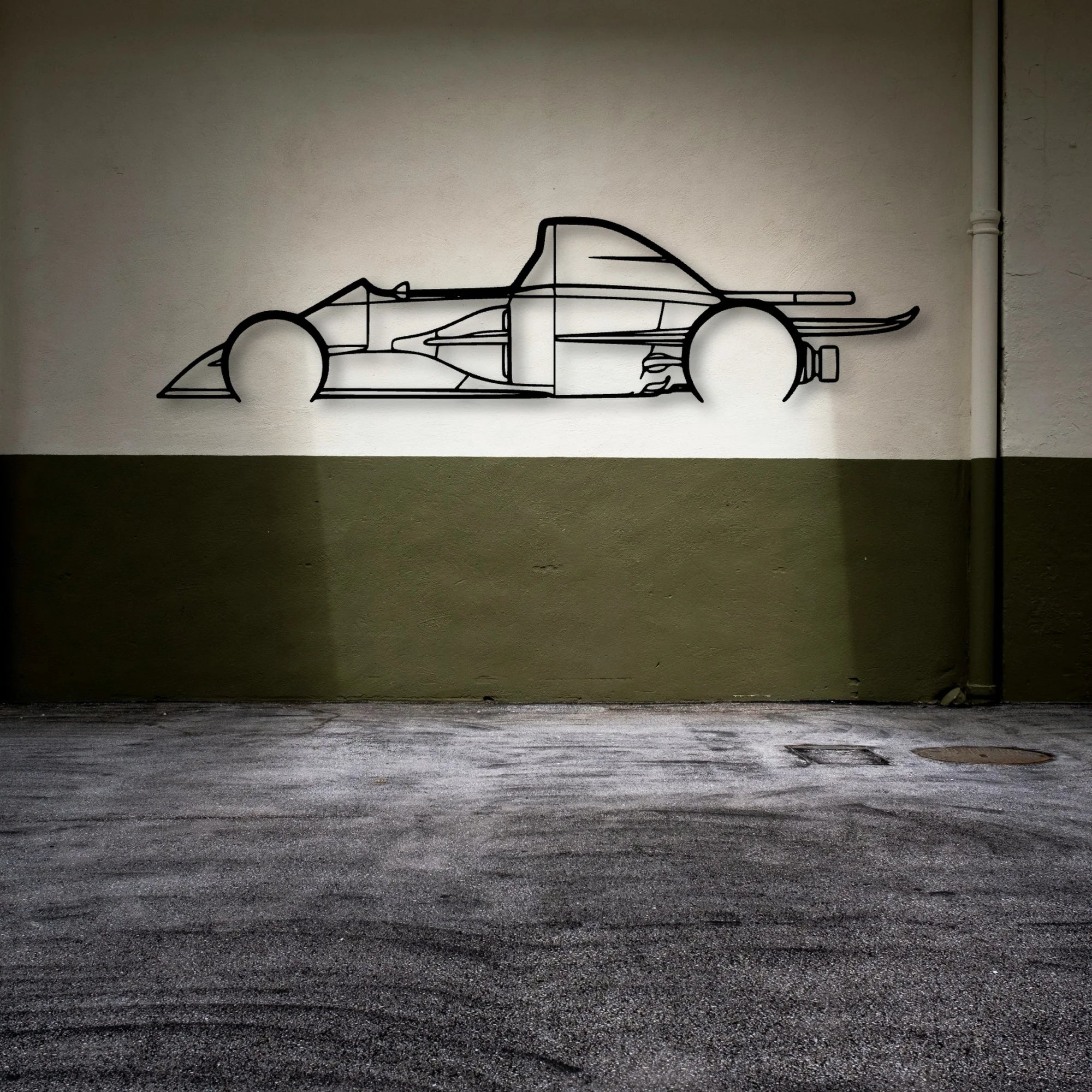 Swift DB1 1985 Classic Silhouette Metal Wall Art - Automotive Garage Decor