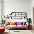 T4 1999 Classic Silhouette Metal Wall Art - Automotive Garage Decor