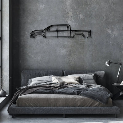 TRX 2021 Classic Silhouette Metal Wall Art - Automotive Garage Decor