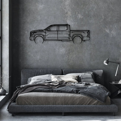 TUNDRA 2022 2 Classic Silhouette Metal Wall Art - Automotive Garage Decor