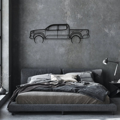 Tacoma Lunar Rock 2 Classic Silhouette Metal Wall Art - Automotive Garage Decor