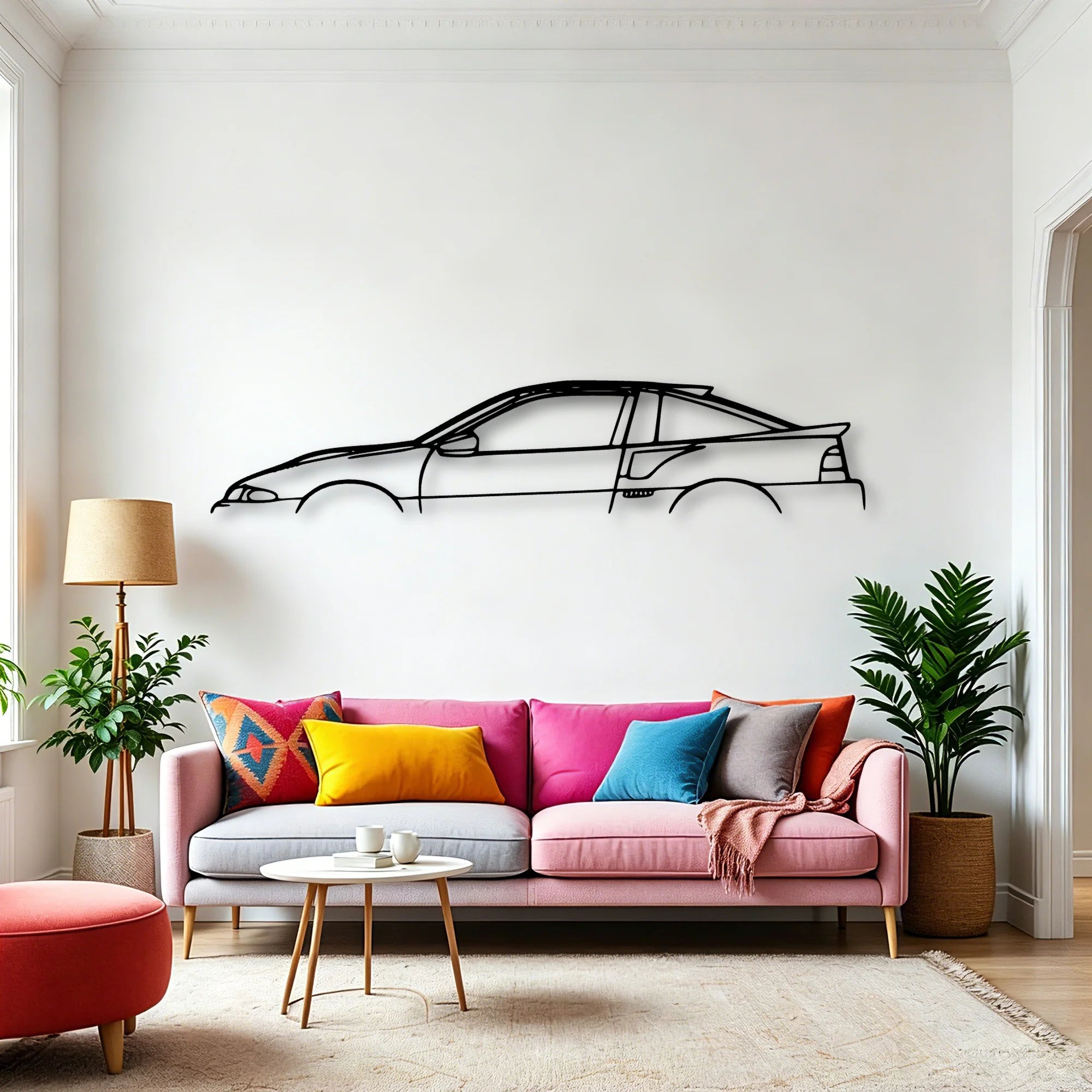 Talon 1992 Classic Silhouette Metal Wall Art - Automotive Garage Decor