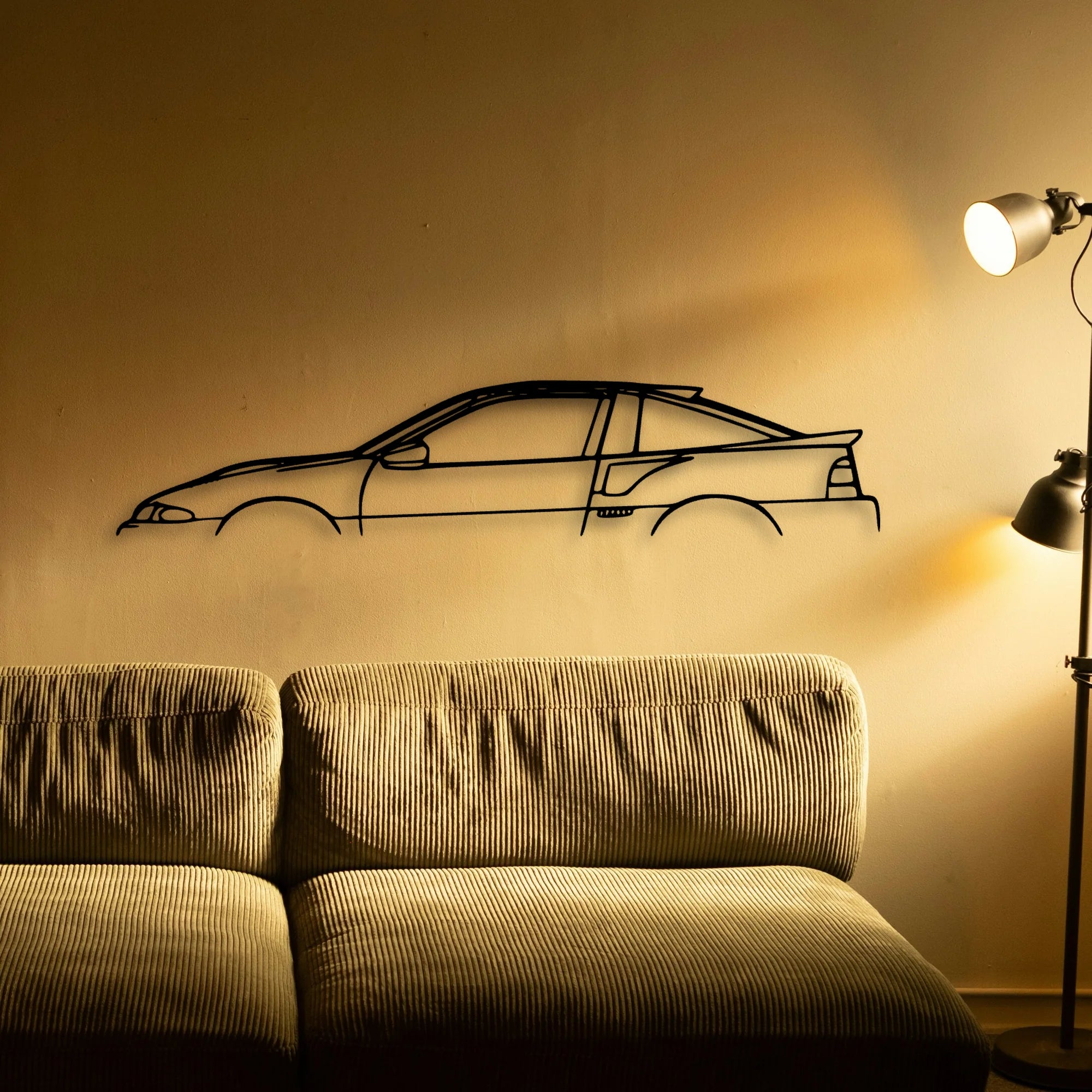 Talon 1992 Classic Silhouette Metal Wall Art - Automotive Garage Decor