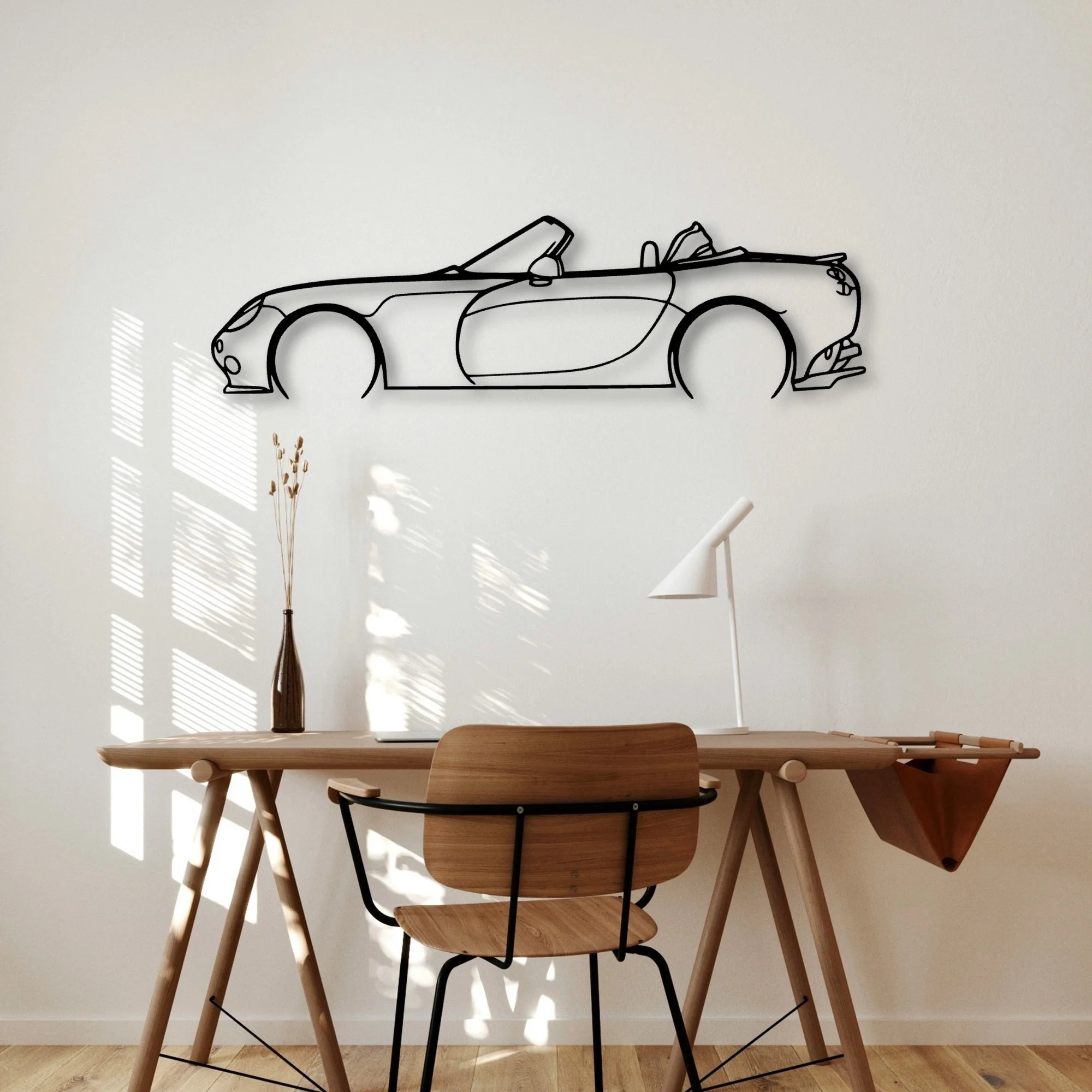 Tamora 2004 Classic Silhouette Metal Wall Art - Automotive Garage Decor