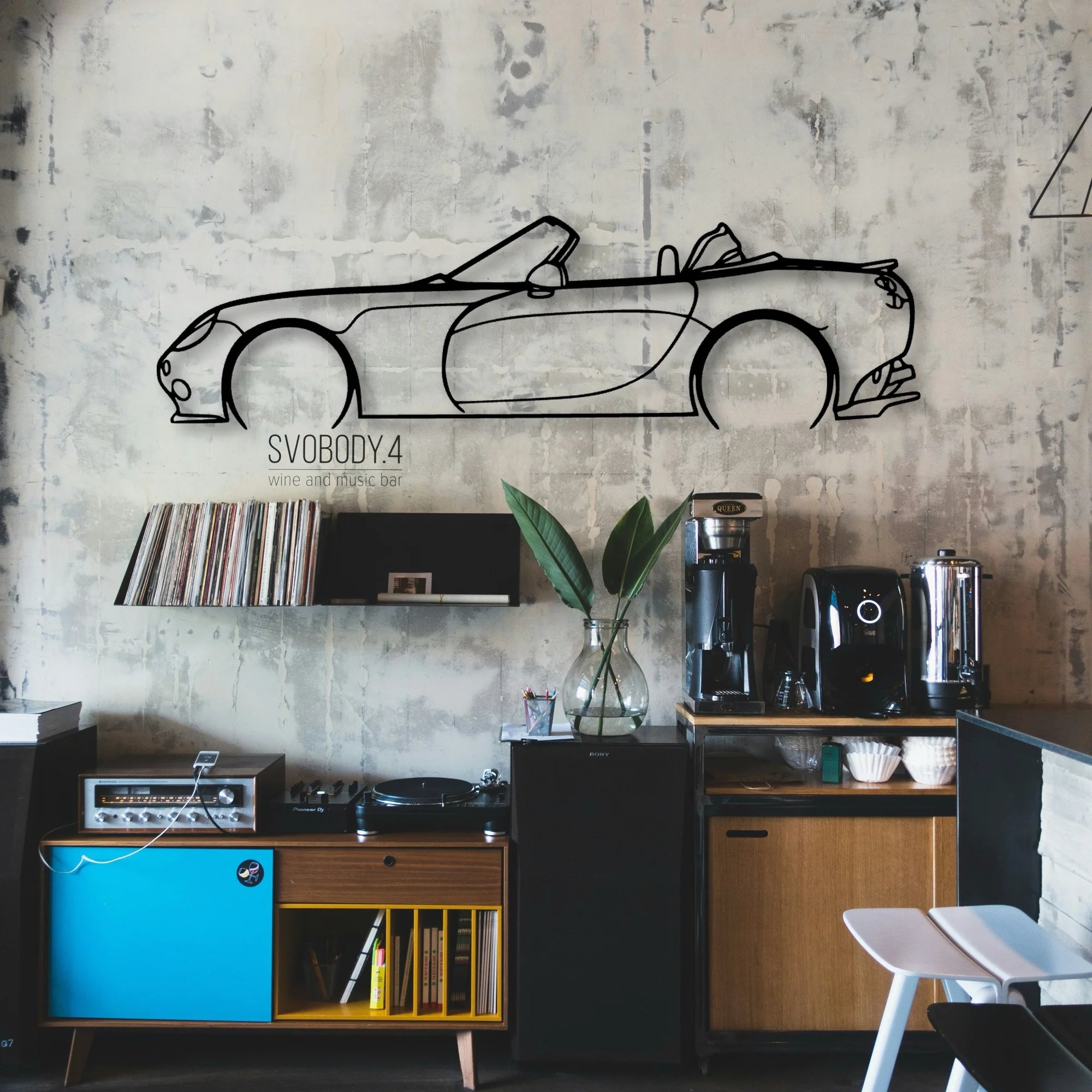 Tamora 2004 Classic Silhouette Metal Wall Art - Automotive Garage Decor