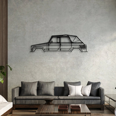 Thing 1973 Classic Silhouette Metal Wall Art - Automotive Garage Decor