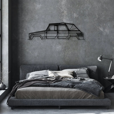 Thing 1973 Classic Silhouette Metal Wall Art - Automotive Garage Decor