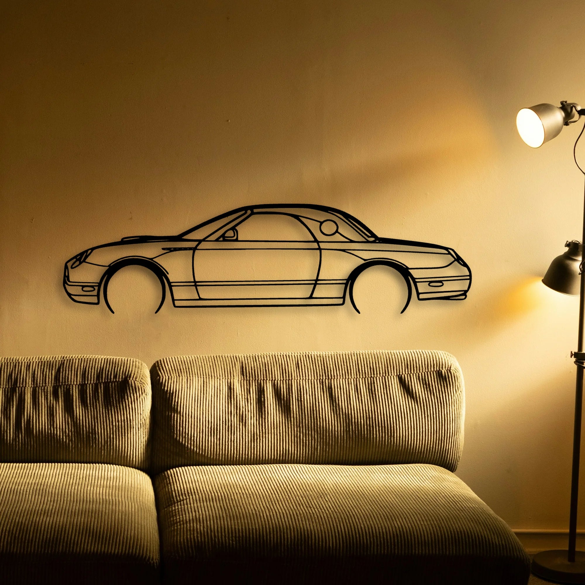 Thunderbird 2005 Classic Silhouette Metal Wall Art - Automotive Garage Decor